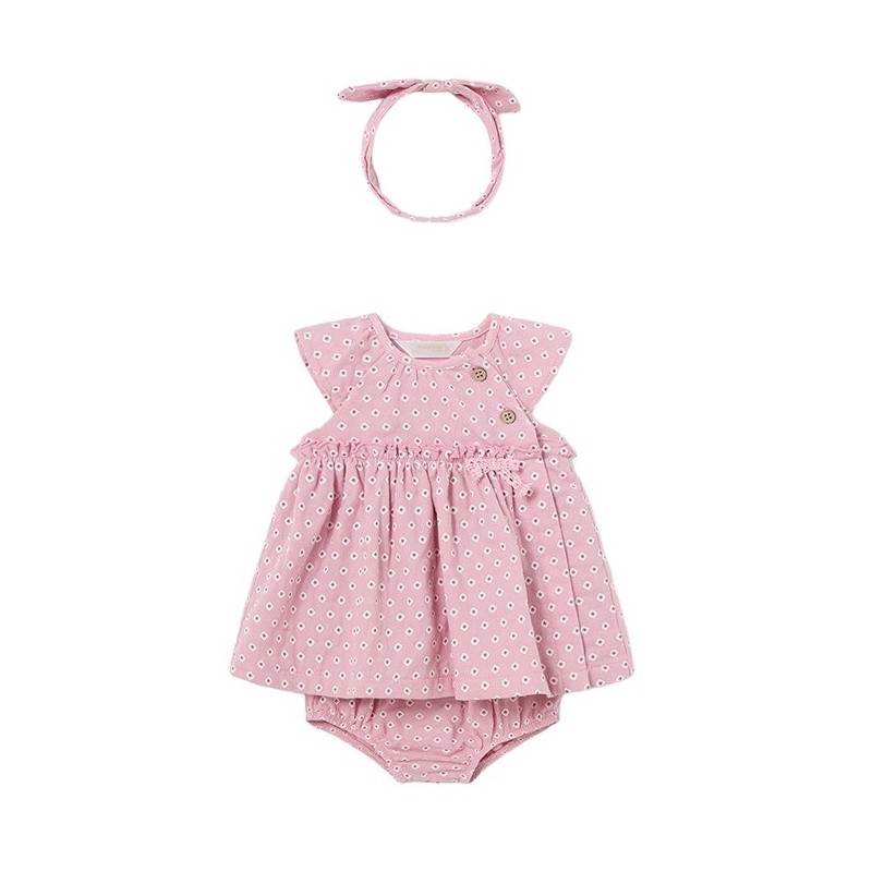 Kleid mit Windel und Diadem Baby MAYORAL