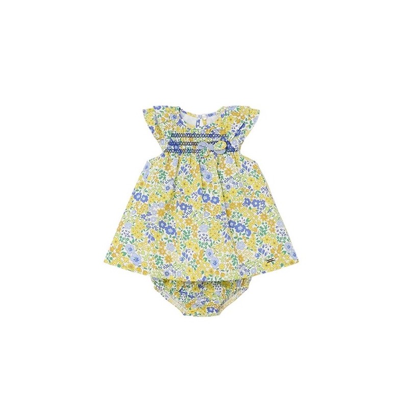 Kleid mit Coverpañal Baby Baumwolle MAYORAL Dandelion