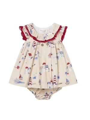 Robe avec couverture bébé MAYORAL Couleur Lino