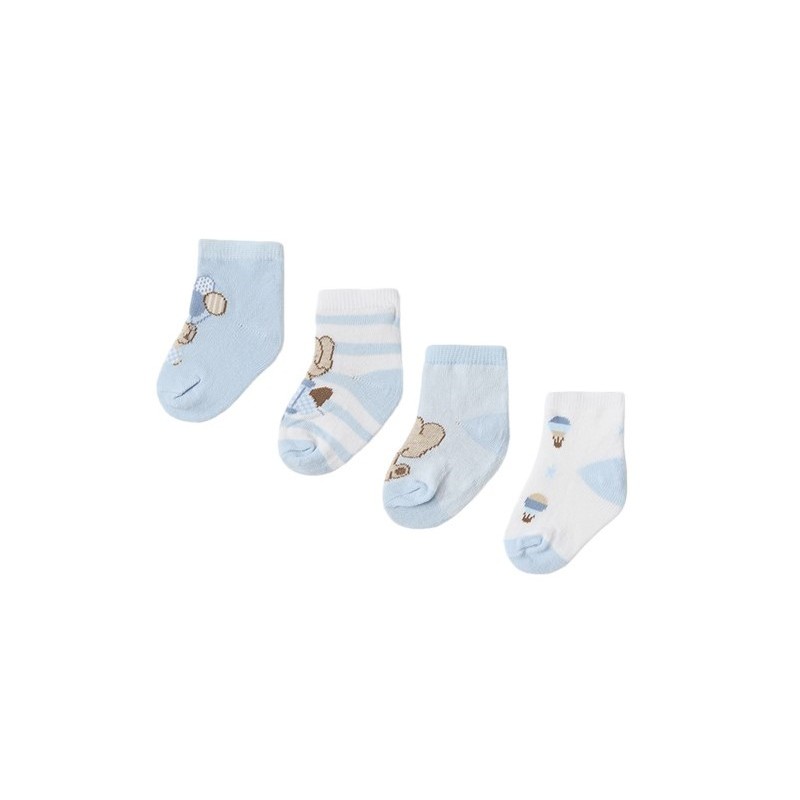 Set 4 Baumwollsocken Baby MAYORAL Himmel