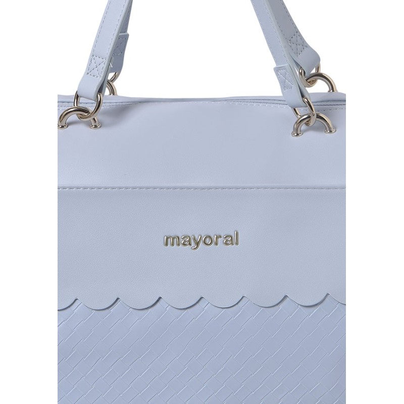 Bolso trenzado bebé MAYORAL Color Cielo