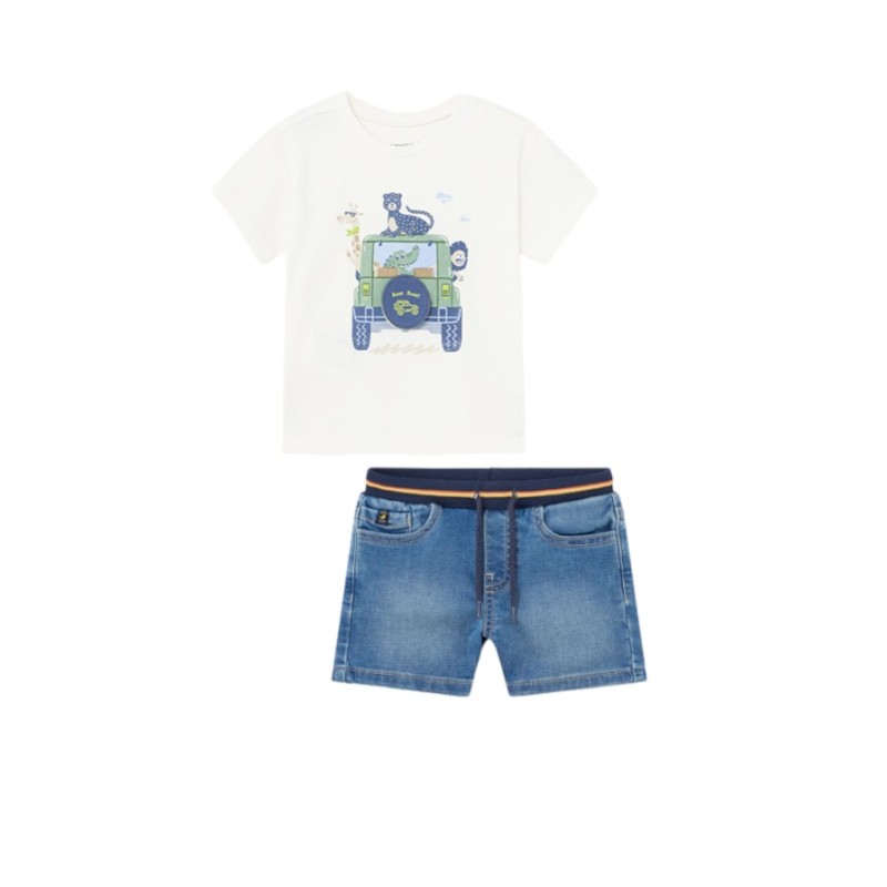 Baby-T-Shirt und Jeans MAYORAL