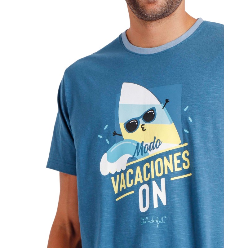 Pijama Hombre Verano Mr WONDERFUL Vacaciones