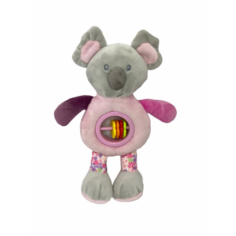 Muñeco Sonajero Koala Bebé color ROSA