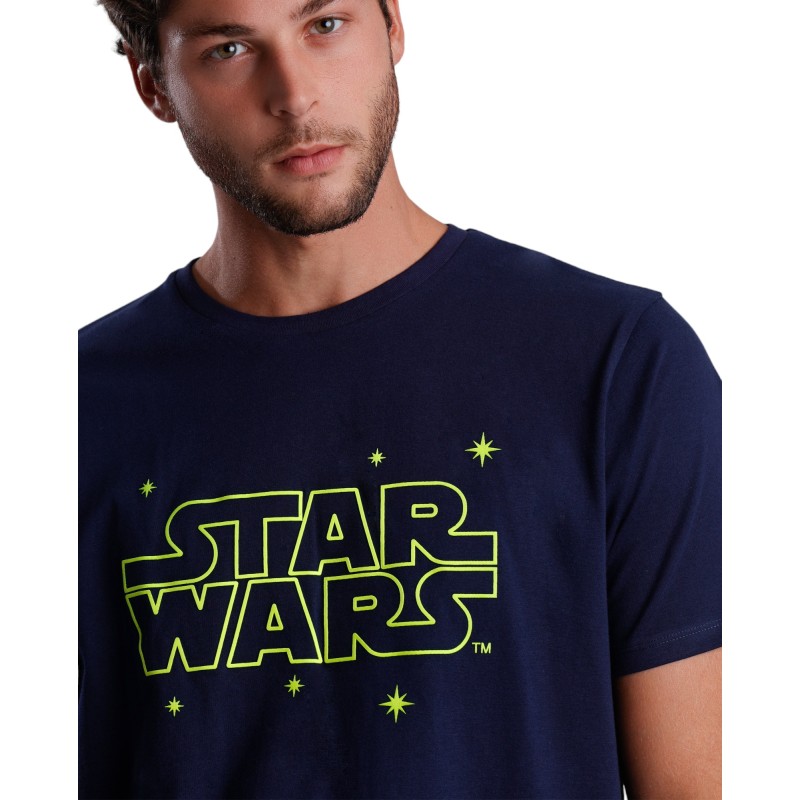 Pijama Hombre Verano STAR WARS Marino