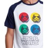 Pijama Hombre Verano STAR WARS Caras Colores