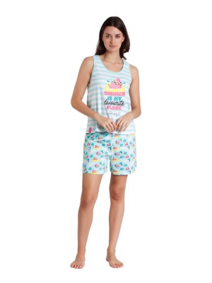 Mr Wonderful Damen Sommerpyjama Wassermelone