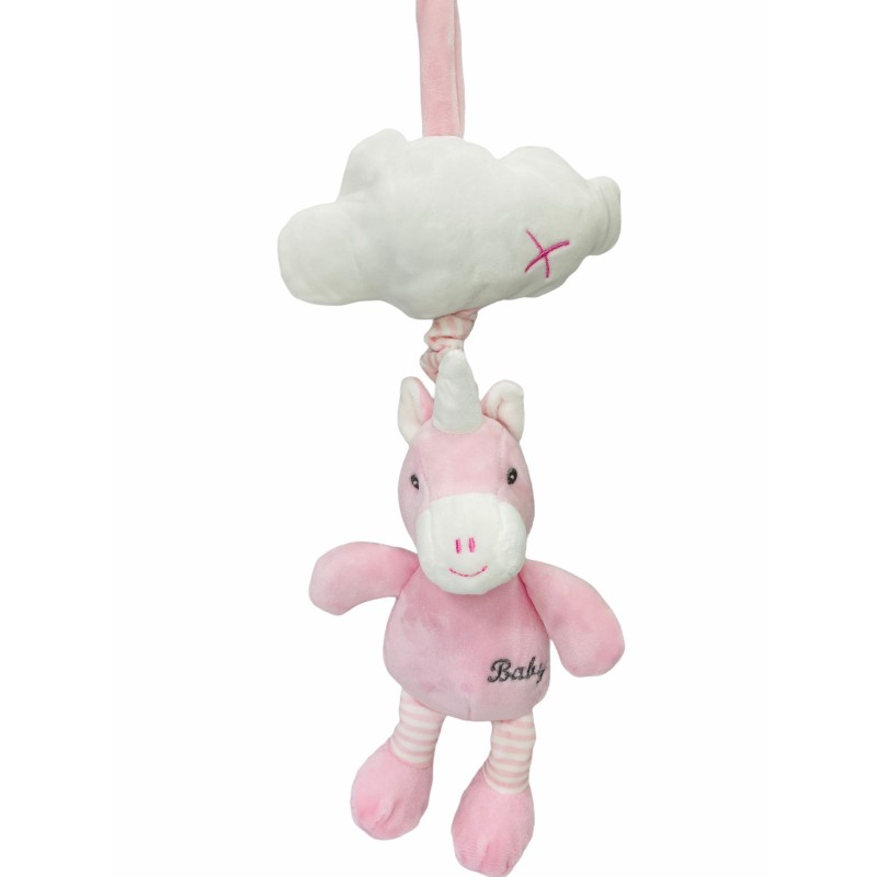 Muñeco Musical Unicornio Bebé ROSA