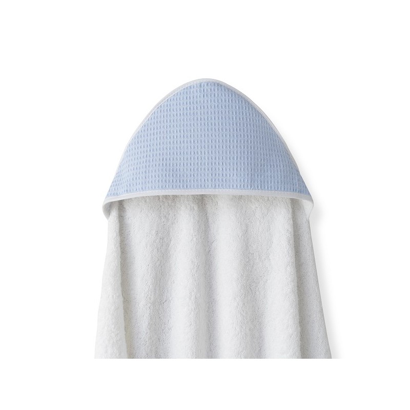 Capa de Baño Delantal Nido de Abeja INTERBABY Azul