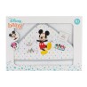 Capa de Baño Bebé Mickey DISNEY Blanco y Gris