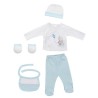 Set Regalo Bebé 5 Piezas Elefantito INTERBABY Azul