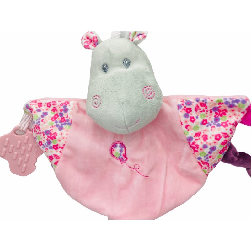 Dou Dou Mordedor Hipopótamo Bebé color ROSA