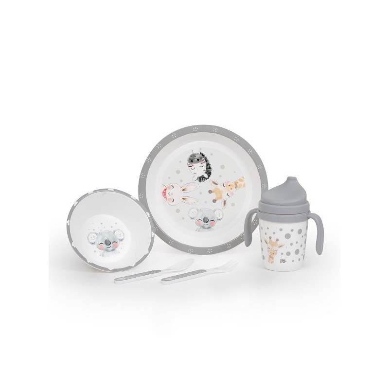 Set Mi Primera Vajilla 5pcs ACUARELA Interbaby