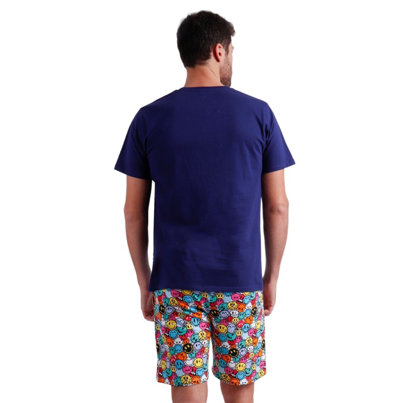 Pijama Hombre Verano SMILEY Emoticonos