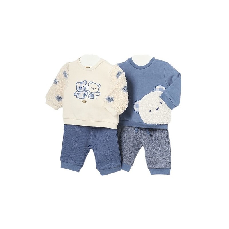 Set 4 pezzi bambino orso MAYORAL Mid Blue