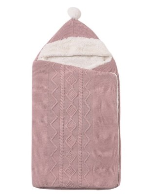 Saco Capazo Tricot Pompón MAYORAL Rose