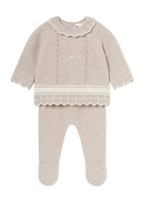 Polain set et jersey tricot bébé MAYORAL Nuez