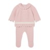 Conjunto polaina y jersey tricot Bebé MAYORAL Rosa