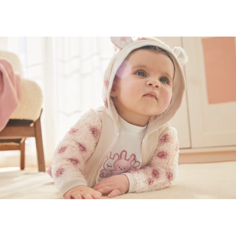 Chándal con camiseta recién nacida MAYORAL Blush