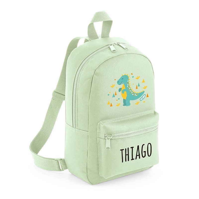 Mochila Medium Nylon Dinosaurio personalizada