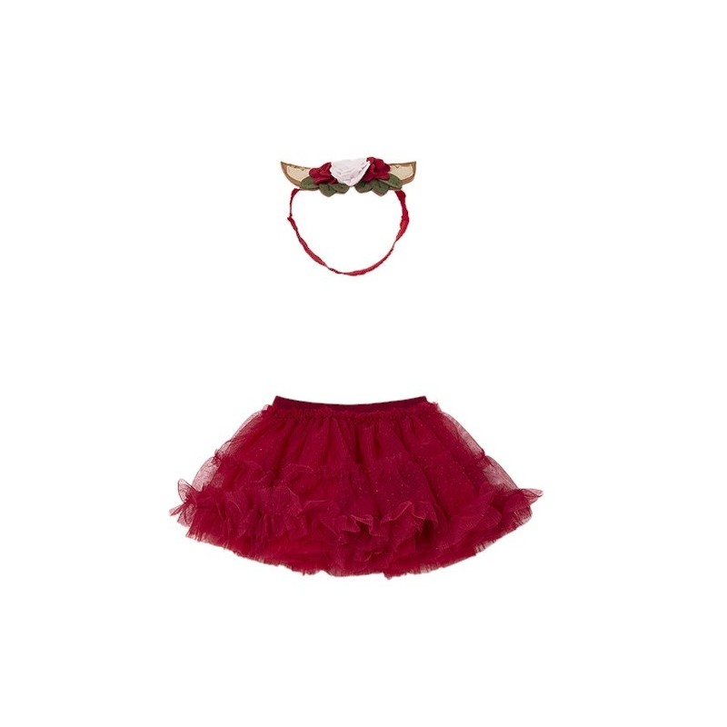 Gonna tul con diadem orejitas Baby MAYORAL Rosso