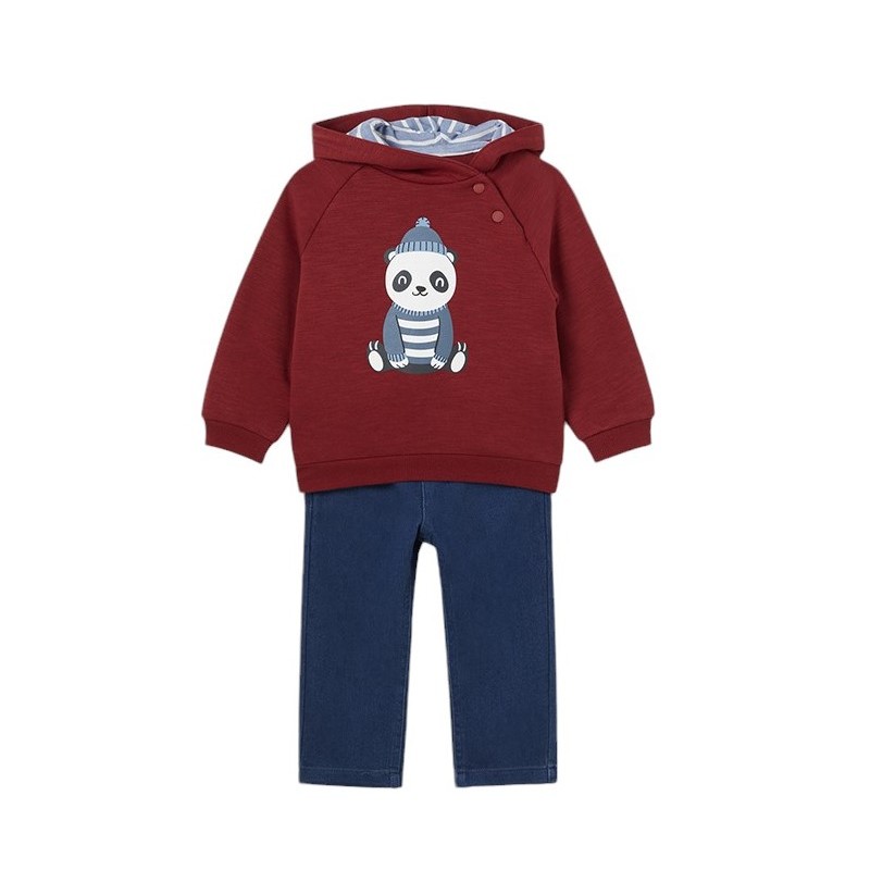 Cowboy Hose und Baby Sweatshirt MAYORAL Guinda