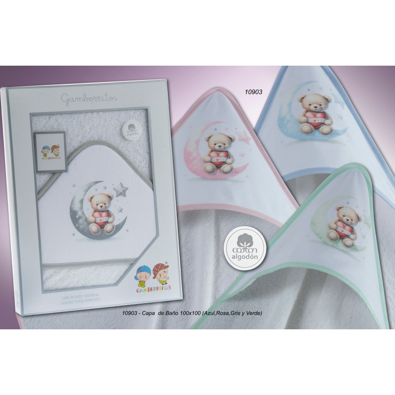 copy of Capa de Baño Bebé Minnie DISNEY Blanco y Fucsia