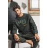 Pijama Hombre Invierno LOIS Color Verde