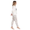 Pijama Invierno Mujer Mickey Minnie Disney Crudo