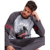 Pijama Hombre Invierno Dart Vader STAR WARS Color Gris