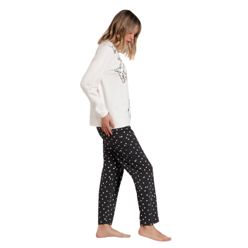 Pijama Mujer Invierno 101 Dálmatas DISNEY Crudo