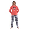 Pijama Invierno Mujer Minnie Mouse Chocolate DISNEY