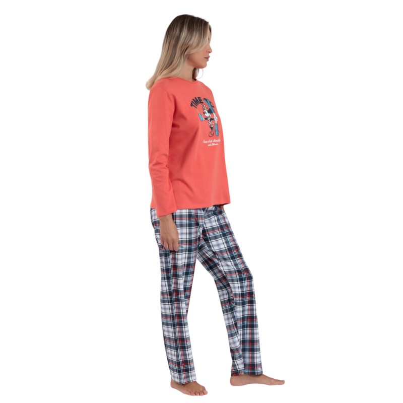 Pijama Invierno Mujer Minnie Mouse Chocolate DISNEY