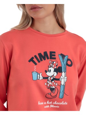 Pijama Winter Woman Minnie Mouse Chocolat DISNEY 2