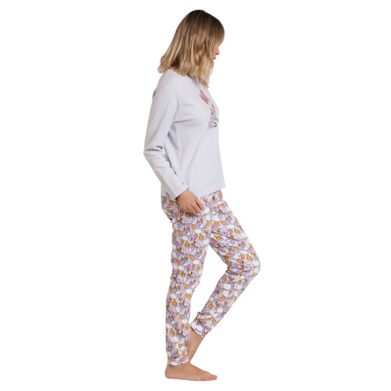 Pijama Mujer Invierno Daisy DISNEY Color Gris