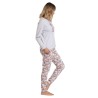 Pijama Mujer Invierno Daisy DISNEY Color Gris