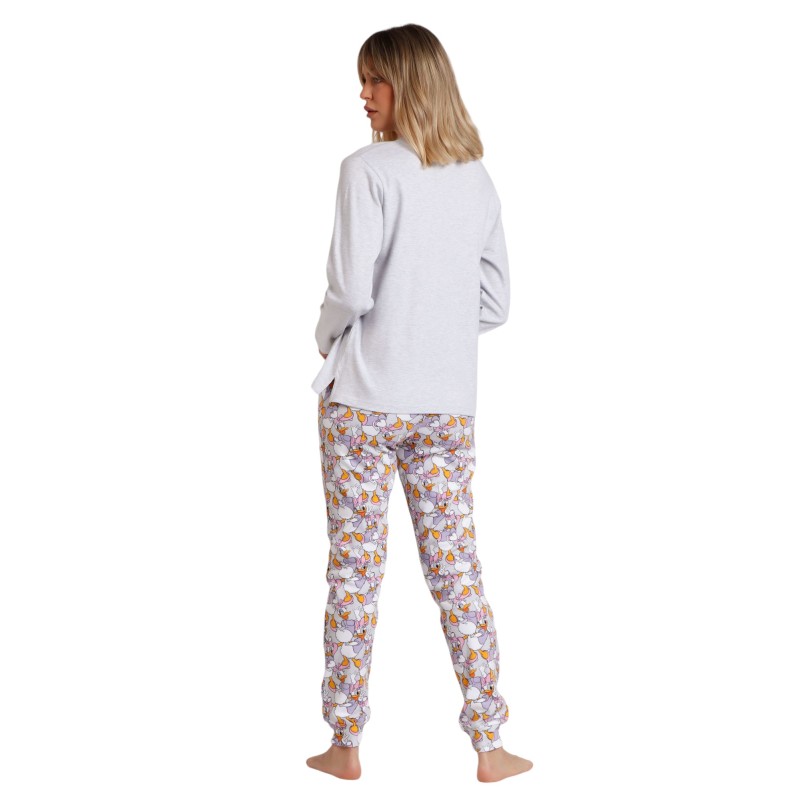 Pijama Mujer Invierno Daisy DISNEY Color Gris