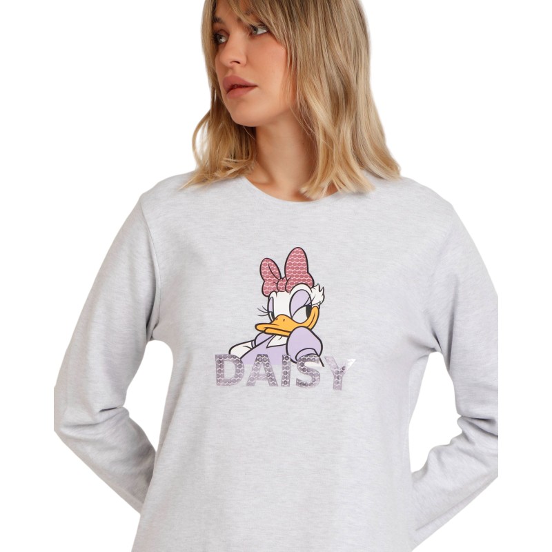 Pijama Mujer Invierno Daisy DISNEY Color Gris