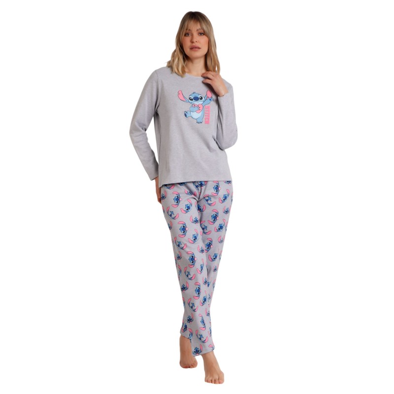 Pijama Mujer Invierno Lilo & Stitch DISNEY