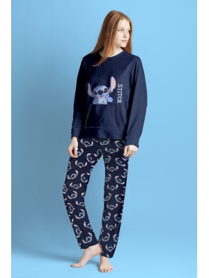 Жаночая зімовая піжама Coraline Lilo & Stitch DISNEY