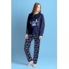 Pijama Mujer Invierno Coralina Lilo & Stitch DISNEY