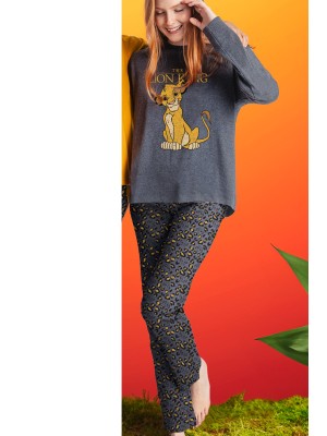 Pijama Mujer Invierno Simba...