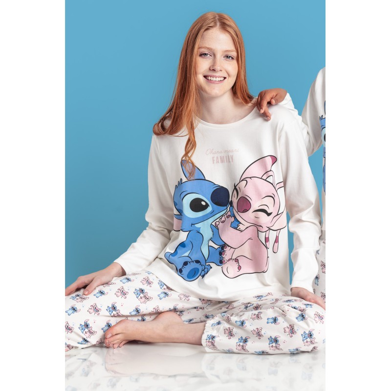 Pyjama Frauen Winter LILO und ANGELA DISNEY