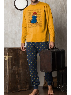 Pijama Hombre Invierno Osito PADIGGTON Ocre