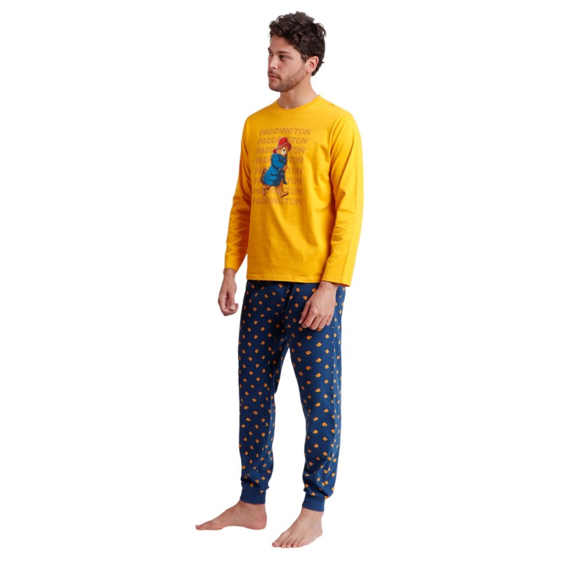 Pijama Hombre Invierno Osito PADIGGTON Ocre