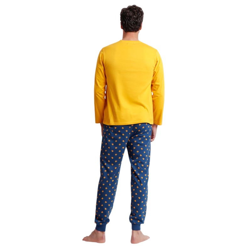 Pijama Hombre Invierno Osito PADIGGTON Ocre