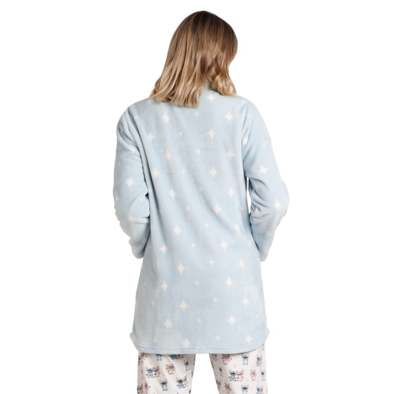 Bata Mujer Invierno Coralina Lilo & Stitch DISNEY Azul