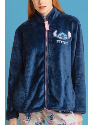 Bata Mujer Invierno Coralina Lilo & Stitch DISNEY Marino