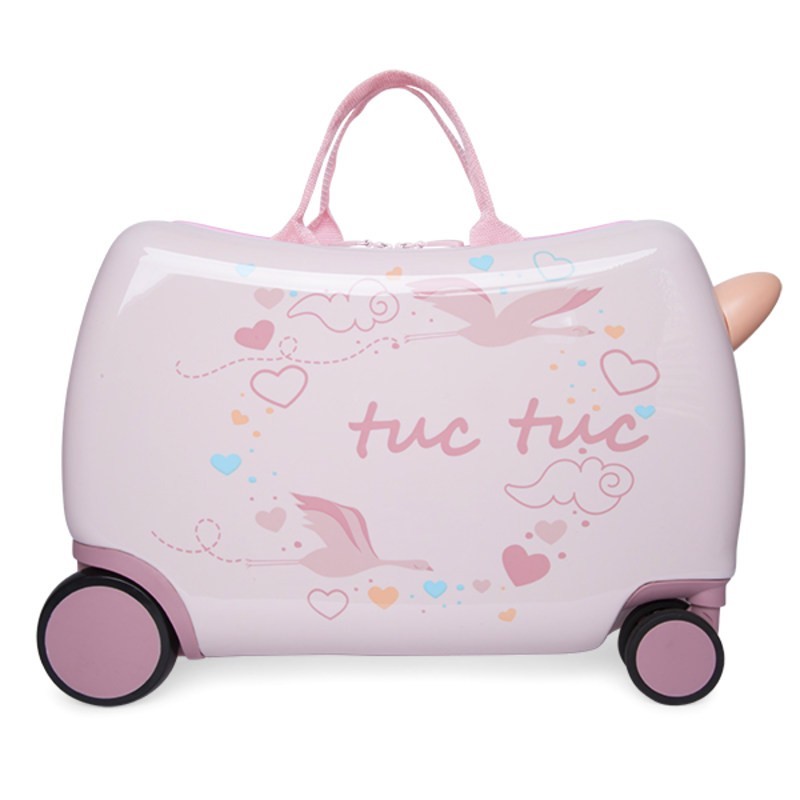 Carrello da viaggio per ragazze TUC TUC Rosa