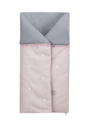 Saco Bebé Capazo Interbaby Estrellas Rosa 70x35